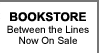 Bookstore is now offering a best seller, Between the Lines!